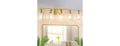 VerRon 5-Light Gold Bathroom Light Fixtures, 31"