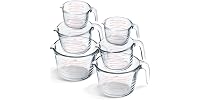 Eatex Glass Measuring Cups Set of 6 - Liquid