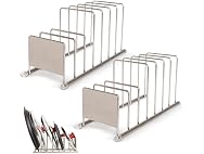 Cuisinel Lid and Dish Organizer Rack 2-Pack