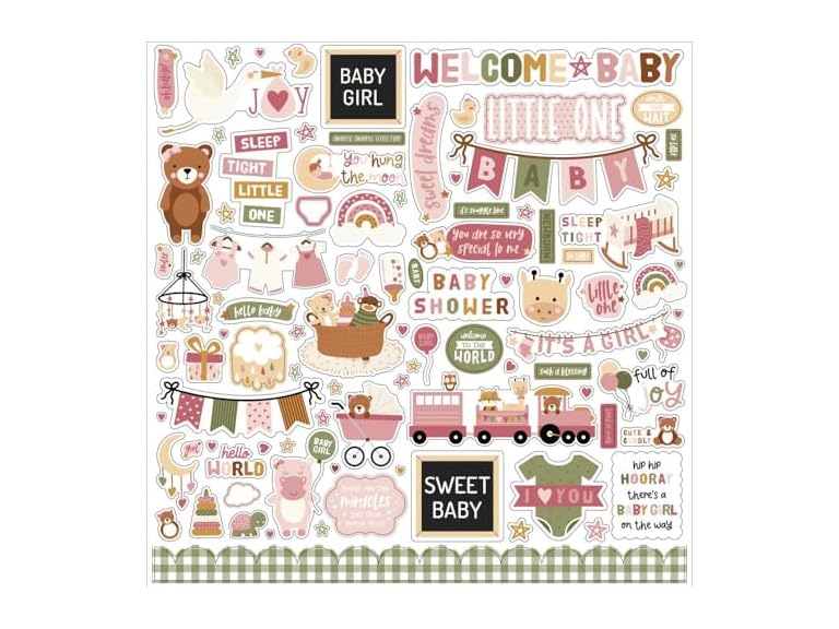 Echo Park Special Delivery Baby Girl 12x12