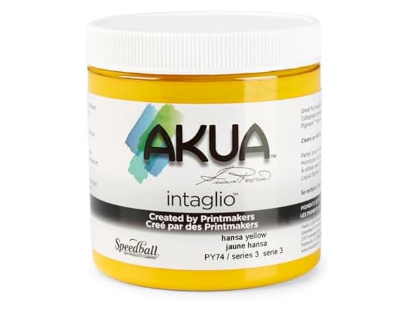 Akua Intaglio Ink 8oz Hansa Yellow