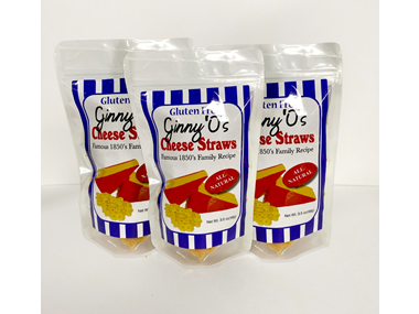 (6pk) Ginny O's Gluten-free Cheese Straws Crackers