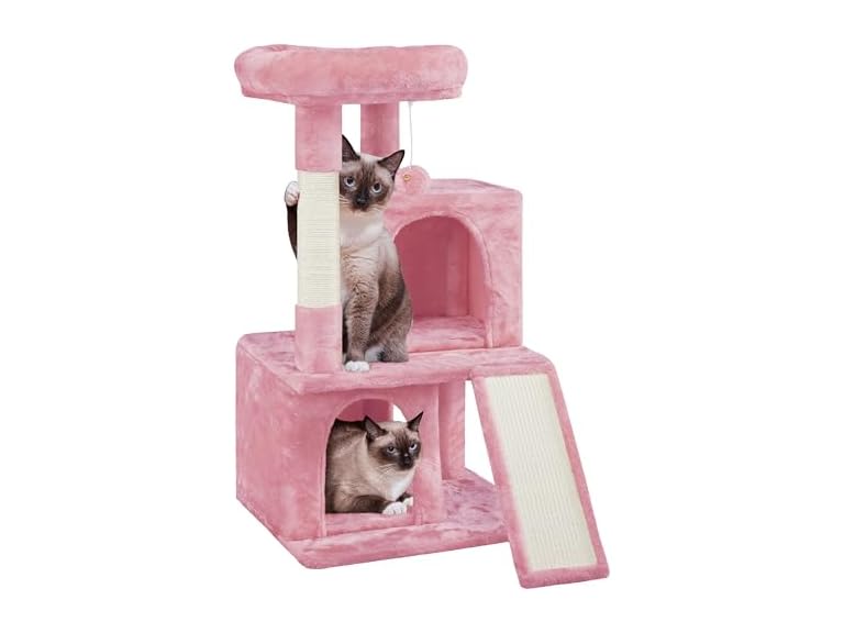 Yaheetech Cat Tree for Indoor Pets, 36in Tower Condo