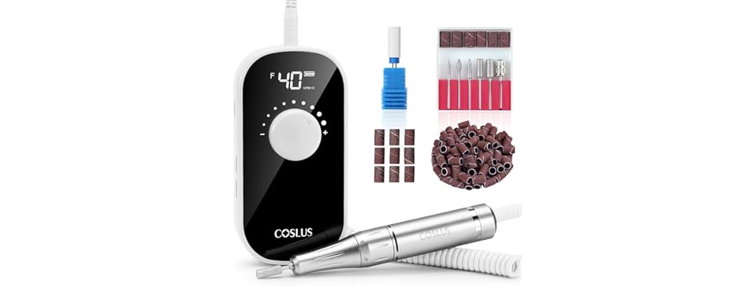 COSLUS Rechargeable Electric Nail Drill