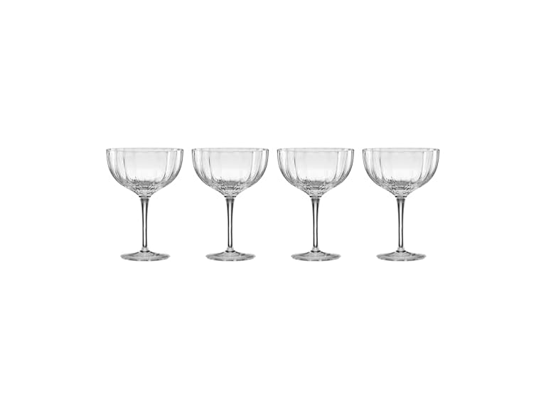 Lenox Glassware, Curva Coupe Set Of 4,(Clear)