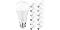 Brightever LED Light Bulbs 100W Equivalent 1500 Lumens, 12PK