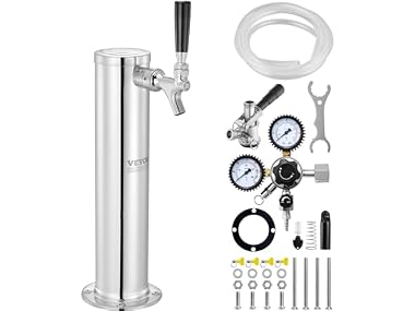 VEVOR Kegerator Tower Kit, Single Tap