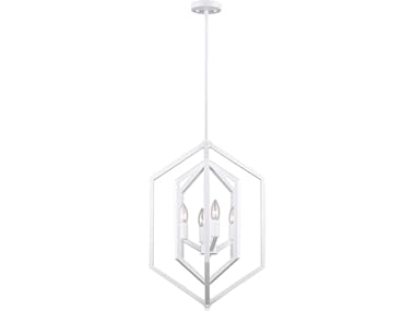 Canarm Netto Chandelier, Matte White Color