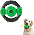CSDKFCG Squeaky Dog Toys,Steering Wheel Shape