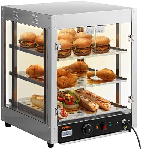 VEVOR Commercial Food Warmer Display, 3