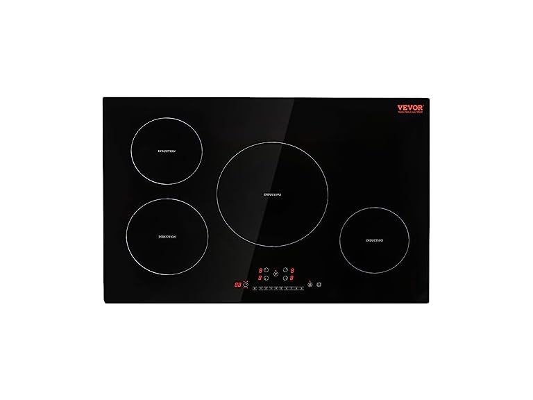 VEVOR Electric Cooktop, 4 Burners, 30''