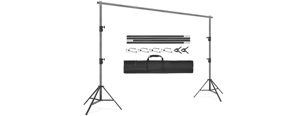 12 x 10 ft Heavy Duty Backdrop Stand, Height