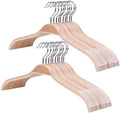 CROS Slim Wooden Hangers 30-Pack