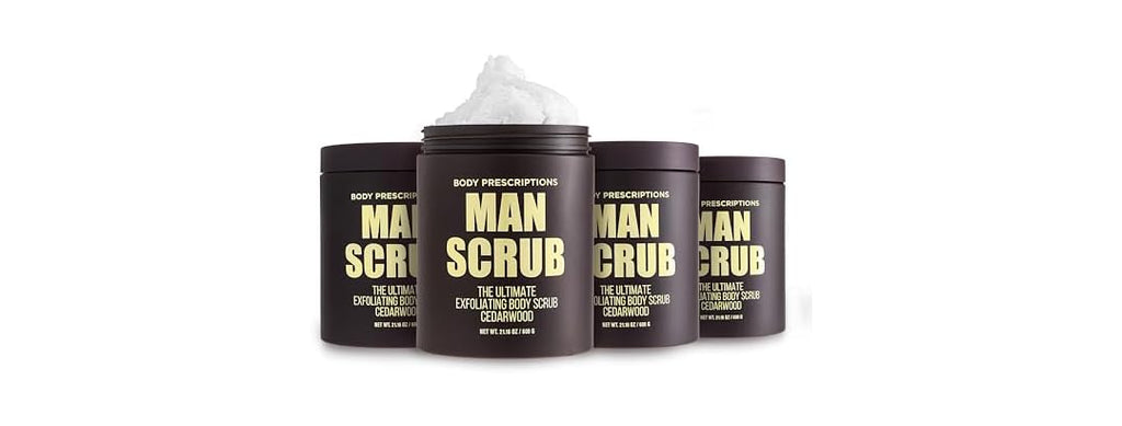 4Pk Mens Exfoliating Body Scrub