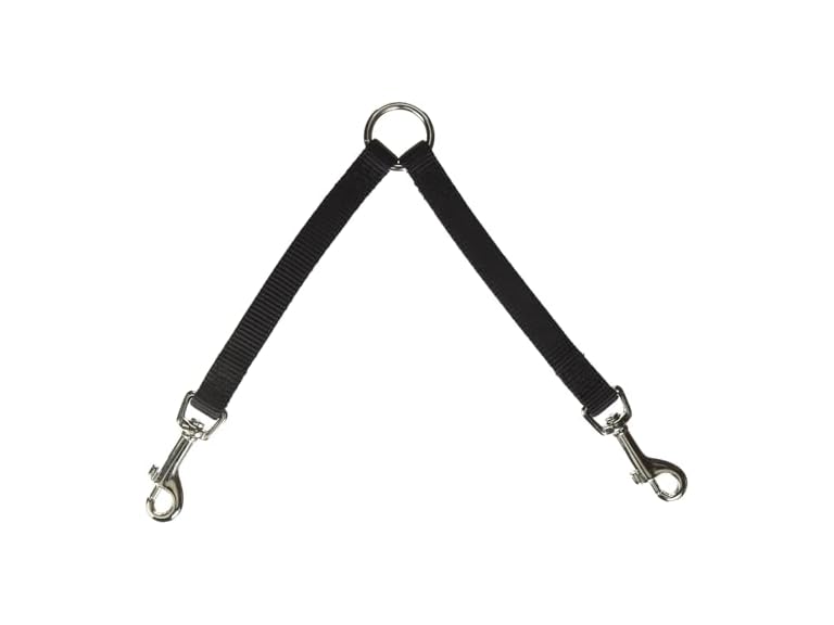 Hamilton Coupler for Two Walking Dogs, Black