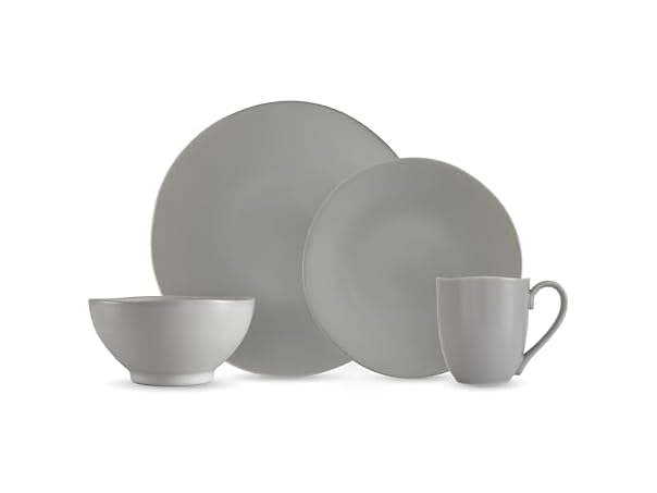 Eater x Zwiesel Tempus Stoneware 16pc Smoke