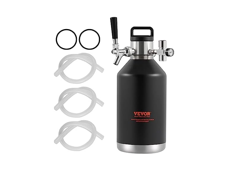 VEVOR Beer Growler Tap System, 128Oz 4L