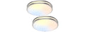 TOBUSA 16in 50W LED Flush Mount Ceiling Lights 5600lm, 2 Pack