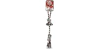 Bow Wow Pet Xmas Tug Rope with Ball Knot Dog Toy