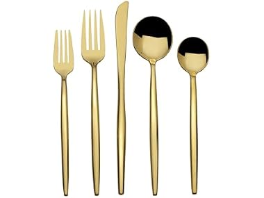 Towle Living Forged Shea Gold 20-Piece Flatware Set