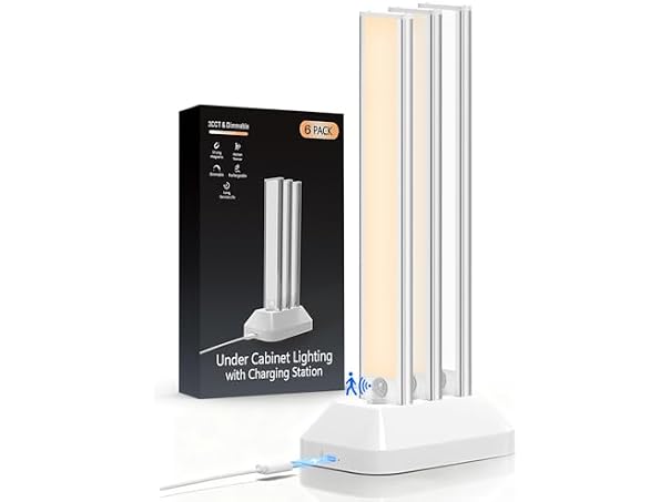 VerRon 12in Under Cabinet Lights 6-Pack
