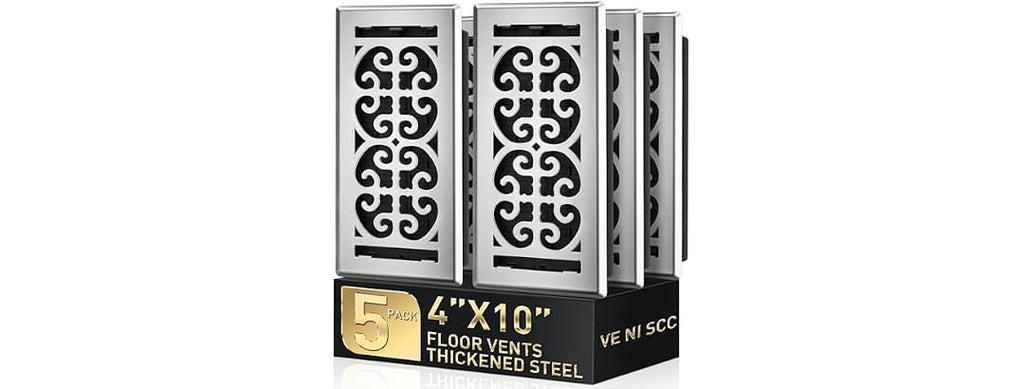 VE NI SCC Satin Nickel Floor Vent Covers