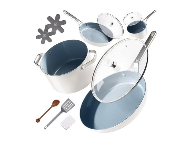Greater Goods 12pc Ceramic Set, Birch White