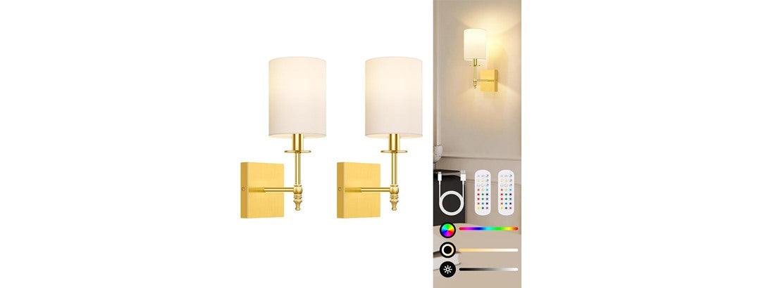 Bosceos 14.5" 2-Pack Wall Sconces