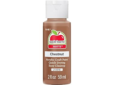 Apple Barrel 2oz Acrylic Paint Chestnut 3Pk