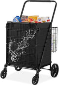 Folding Shopping Cart with Removable Waterproof
