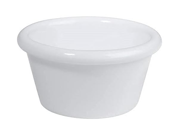 Winco Melamine White Ramekins, 2 oz, 1 Dozen