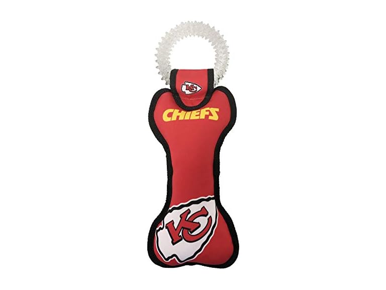 Pets First NFL Kansas City Chiefs Dental Dog TUG