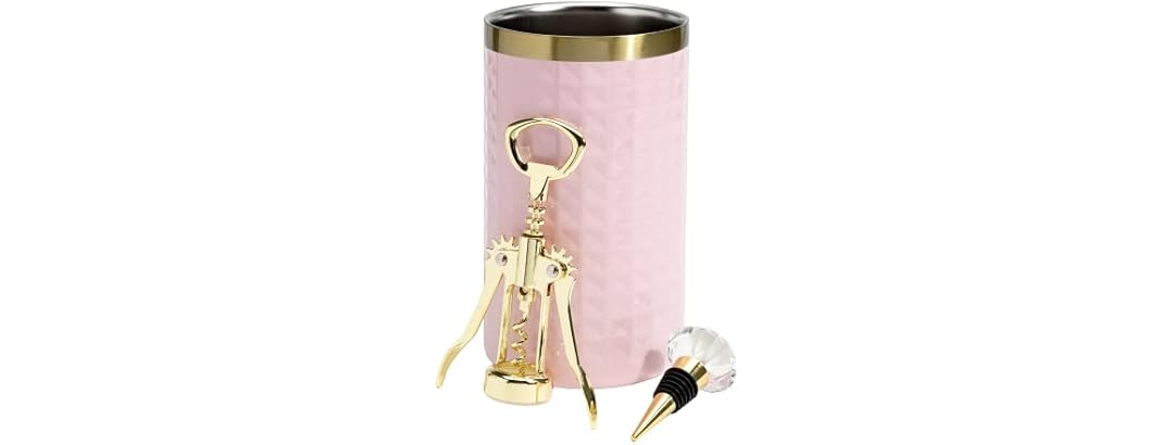Paris Hilton Wine Chiller 3-Pc Pink