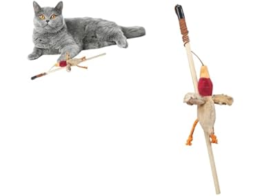 SPOT Skinneeez Stuffing-Free Cat Teaser Wand