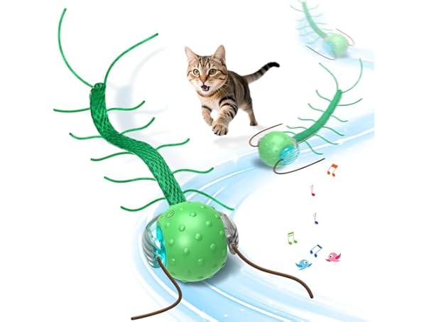 Interactive Cat Toy Ball w/ Sound