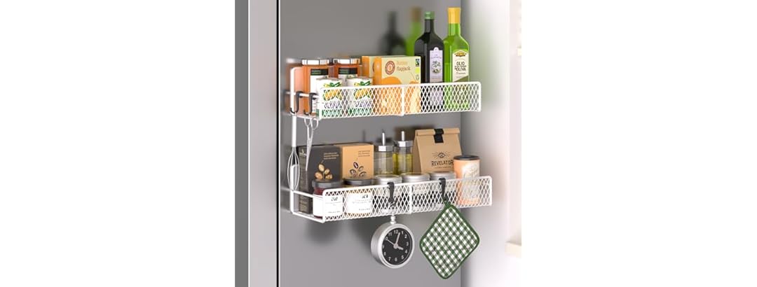 Magnetic Spice Rack for Refrigerator