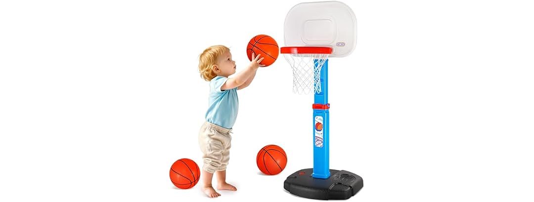 Adjustable Kids Mini Basketball Hoop Set