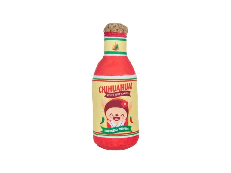 Barkbox Habanero Pupper Sauce Dog Toy | Plush