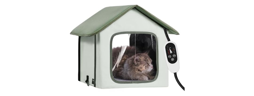VEVOR Small Heated Cat House