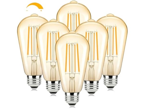 Brightever Warm Light Bulbs 60W Equivalent, 2200K