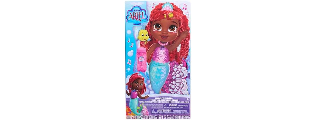 Disney Junior Bubbles Fun Ariel Doll