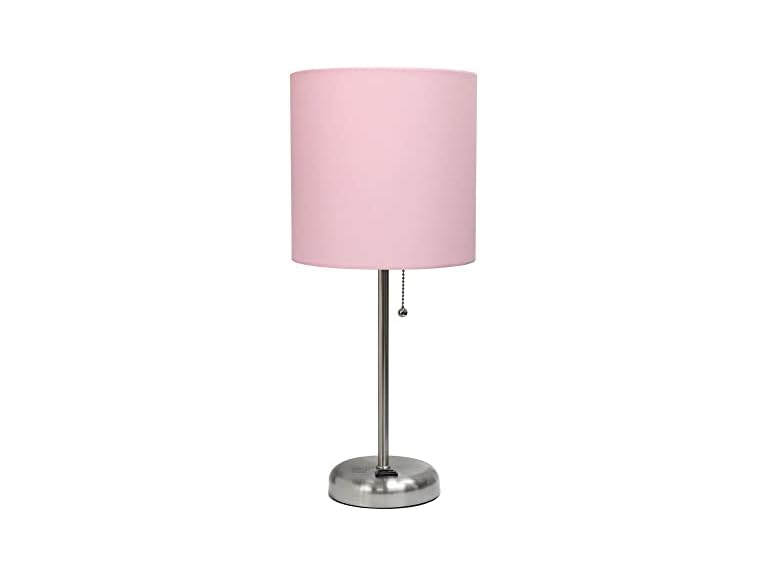 Creekwood Home Table Lamp Light Pink