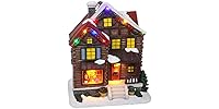 Top Treasures Christmas Village Log Cabin