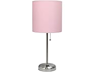 Creekwood Home Table Lamp Light Pink
