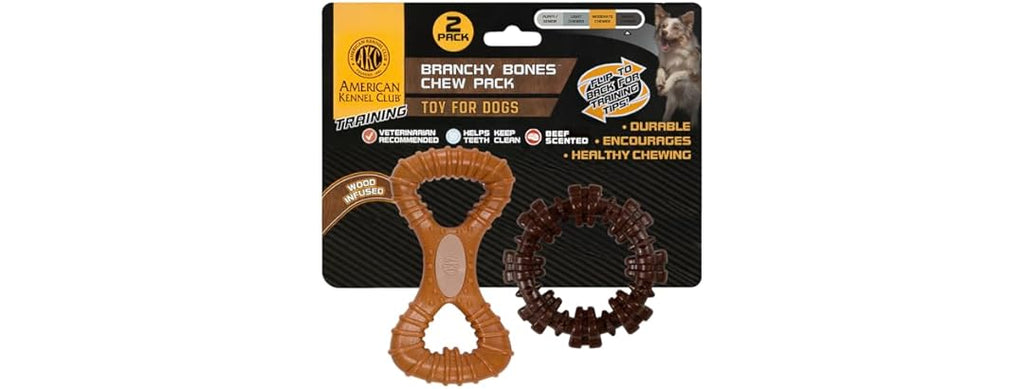 American Kennel Club 2 Pack Training Tug and Ring
