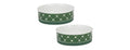 Bone Dry Trellis Paw Print Pet Bowl Set