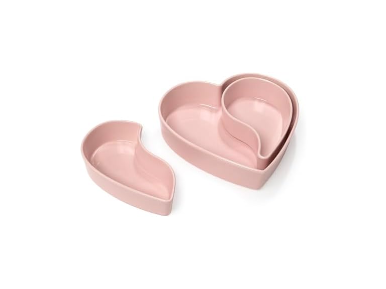 Paris Hilton Ceramic Heart Serving Dish Set