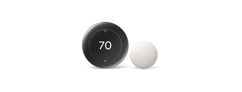 Google Nest 4th Gen Thermostat + 2nd Gen Sensor - Siver