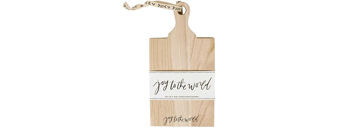 Santa Barbara Design Studio Paulownia Wood Charcuterie Set of 2