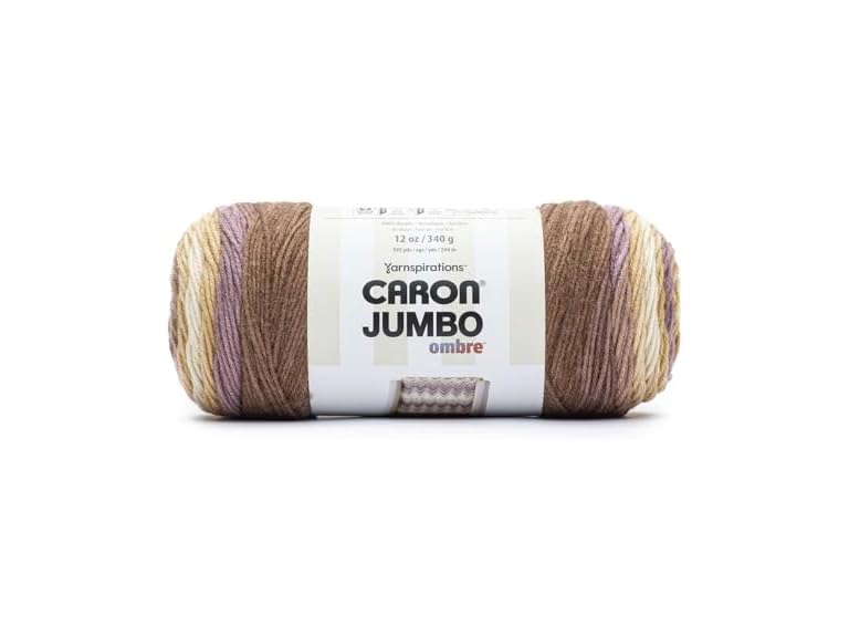 Caron Jumbo Print Ombre Yarn-Seashell